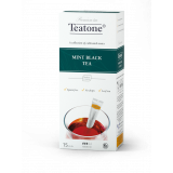 Teatone Mint black tea Черный чай с ароматом мяты, 15 стиков
