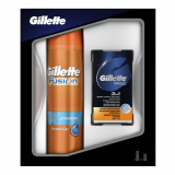 GILLETTE подарочный набор Fusion гель для бритья Hydrating 200 мл + бальзам после бритья Pro 3 в 1 50 мл