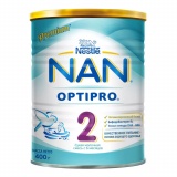 NAN молочная смесь Optipro 2 с шести месяцев 400 г