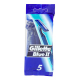 GILLETTE станки для бритья Одноразовые BLUE2 5 шт