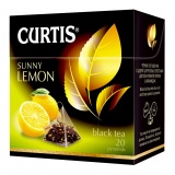 CURTIS чай Sunny Lemon черный в пирамидках 20 шт