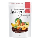 PUPO конфеты Фруктовое Ассорти в Шоколадной Глазури 300 г