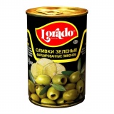 LORADO оливки зеленые фаршированные лимоном 314 мл