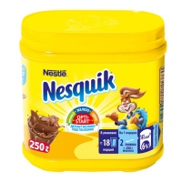 NESTLE какао Nesquik пластиковая банка 250 г